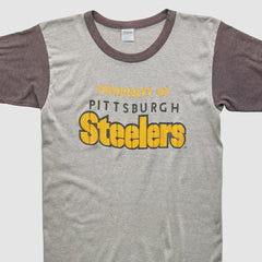 Fanatics Pittsburgh Steelers Trench 80s T-Shirt Heather Gray Vintage