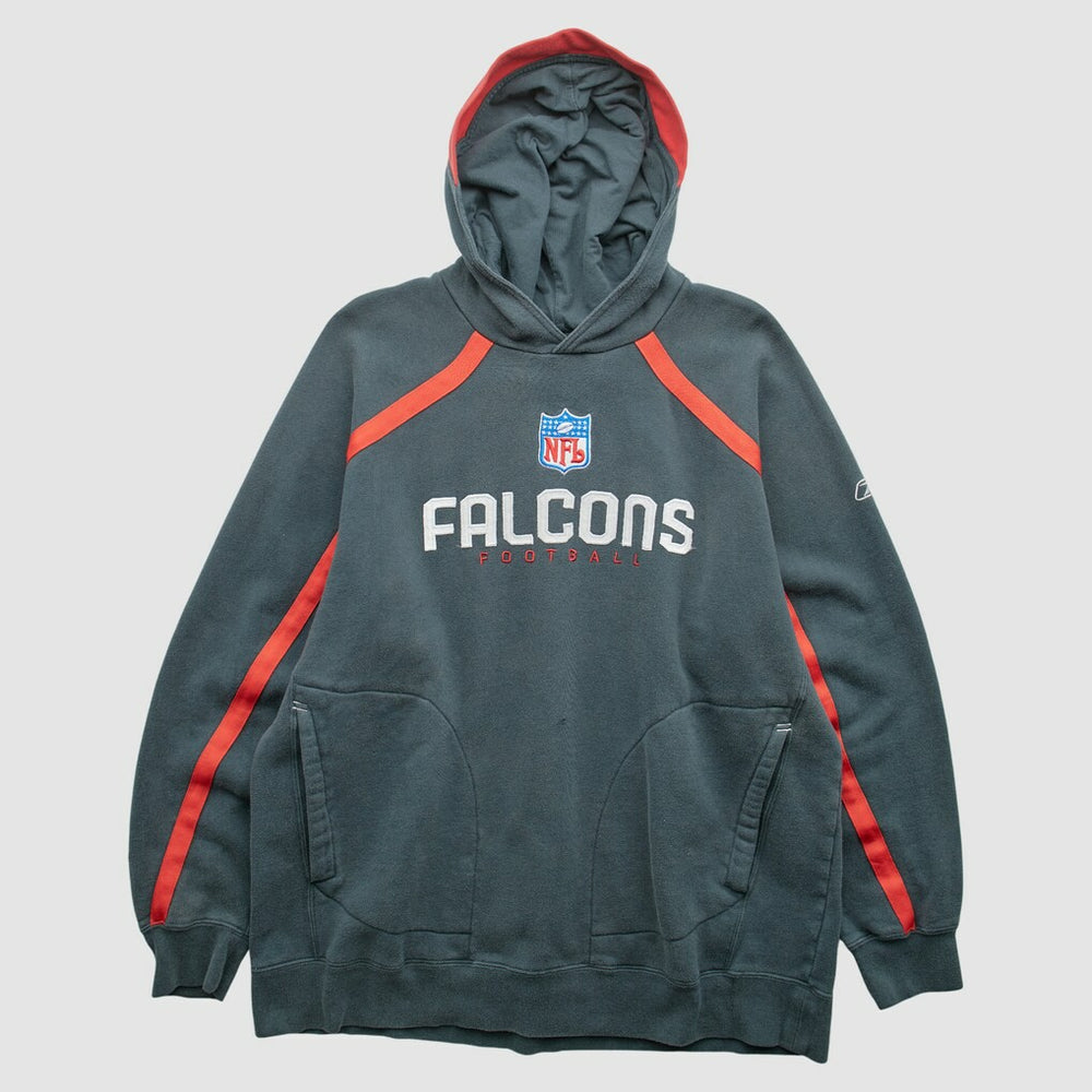 Fanatics Atlanta Falcons Reebok 2000s Pullover Sweatshirt Charcoal Vintage