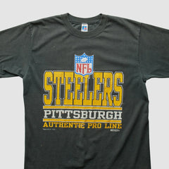 Fanatics Pittsburgh Steelers Russell 1995 T-Shirt Black Vintage