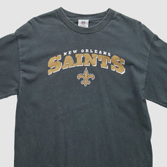 Fanatics New Orleans Saints NFL 2000s Long Sleeve T-Shirt Black Vintage