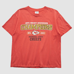 Fanatics Kansas City Chiefs NFL 2003 T-Shirt Red Vintage