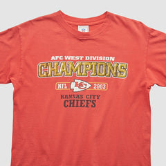 Fanatics Kansas City Chiefs NFL 2003 T-Shirt Red Vintage