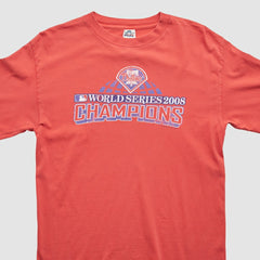 Philadelphia Phillies 2008 Long Sleeve T-Shirt - Red - Vintage - Fanatics Lifestyle