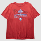 Philadelphia Phillies 2008 T-Shirt - Red - Vintage - Fanatics Discount