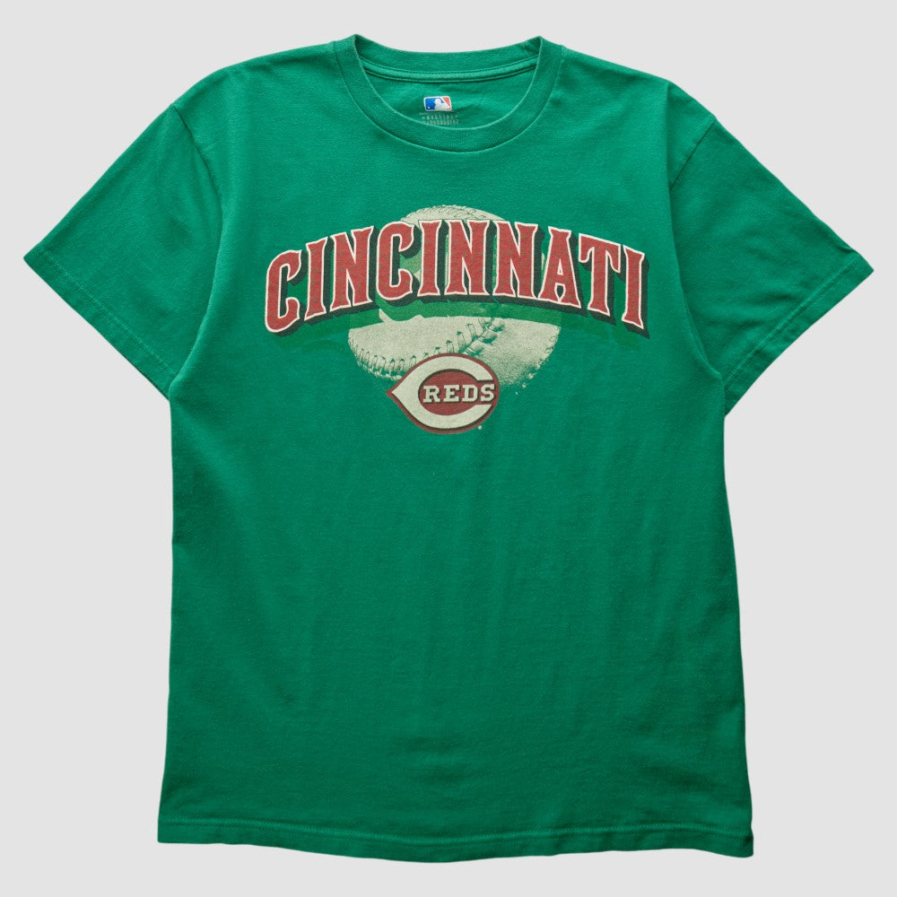 Cincinnati Reds 2000s T-Shirt - Green - Vintage - Fanatics on Sale