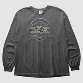 Fanatics Baltimore Ravens NFL 2010s Long Sleeve T-Shirt Dark Heather Gray Vintage