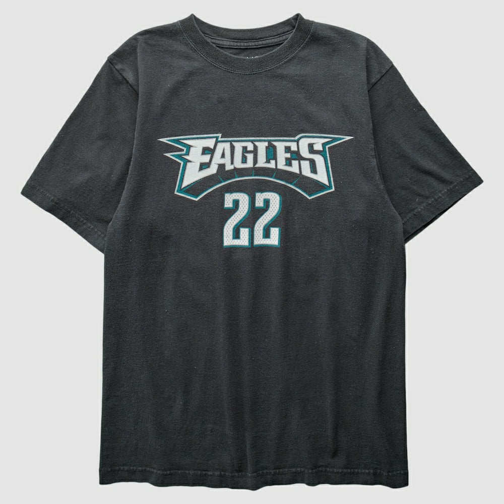 Fanatics Philadelphia Eagles Reebok 2000s T-Shirt Black Vintage
