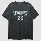 Fanatics Philadelphia Eagles Reebok 2000s T-Shirt Black Vintage