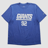 Fanatics New York Giants Reebok 2000s T-Shirt Blue Vintage
