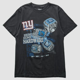 Fanatics New York Giants Reebok 2011 T-Shirt Black Vintage