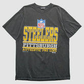 Fanatics Pittsburgh Steelers Russell 1995 Pullover T-Shirt Black Vintage