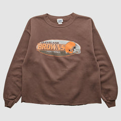 Fanatics Cleveland Browns 2001 Pullover Sweatshirt Brown Vintage