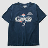 Fanatics New England Patriots Reebok 2004 T-Shirt Navy Vintage