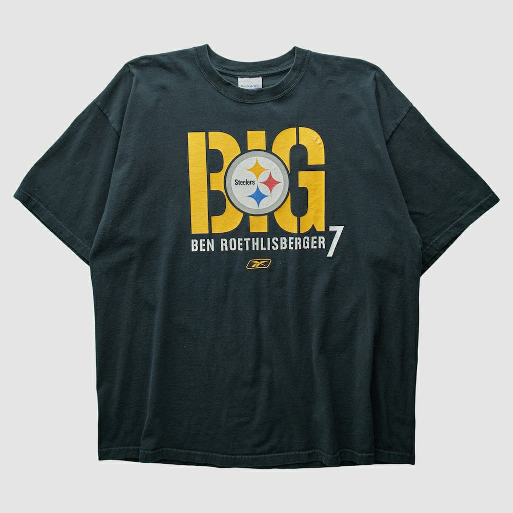 Fanatics Pittsburgh Steelers Reebok 2000s T-Shirt Black Vintage