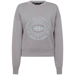 Montreal Canadiens Levelwear Women's Slate & Snow Sponge Tri-Blend Sweatshirt - Gray - NHL 203561074