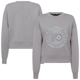 Philadelphia Flyers Levelwear Women's Slate & Snow Sponge Tri-Blend Sweatshirt - Gray - NHL 203561086