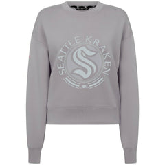 Seattle Kraken Levelwear Women's Slate & Snow Sponge Tri-Blend Sweatshirt - Gray - NHL 203561093
