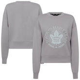 Toronto Maple Leafs Levelwear Women's Slate & Snow Sponge Tri-Blend Sweatshirt - Gray - NHL 203561097