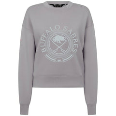 Buffalo Sabres Levelwear Women's Slate & Snow Sponge Tri-Blend Sweatshirt - Gray - NHL 203561121