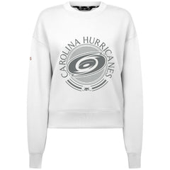 Carolina Hurricanes Levelwear Women's Slate & Snow Sponge Tri-Blend Sweatshirt - White - NHL 203561129