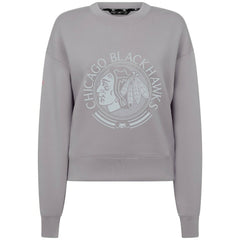 Chicago Blackhawks Levelwear Women's Slate & Snow Sponge Tri-Blend Sweatshirt - Gray - NHL 203561134