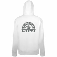 Minnesota Wild Levelwear Podium Chenille Logo Full-Zip Hoodie - White - NHL 203561146