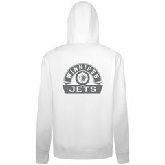 Winnipeg Jets Levelwear Podium Chenille Logo Full-Zip Hoodie - White - NHL 203561150