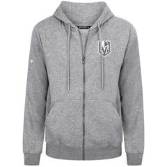 Vegas Golden Knights Levelwear Podium Chenille Logo Full-Zip Hoodie - Gray - NHL 203561153