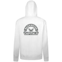Washington Capitals Levelwear Podium Chenille Logo Full-Zip Hoodie - White - NHL 203561157