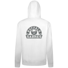 Buffalo Sabres Levelwear Podium Chenille Logo Full-Zip Hoodie - White - NHL 203561164