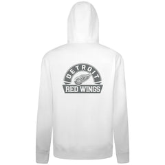Detroit Red Wings Levelwear Podium Chenille Logo Full-Zip Hoodie - White - NHL 203561165