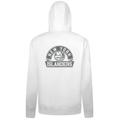 New York Islanders Levelwear Podium Banner Arch Full-Zip Hoodie - White - NHL 203561197