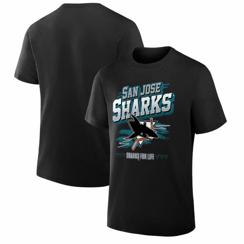 San Jose Sharks Fanatics Legacy T-Shirt - Black - NHL 203561352