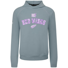 Detroit Red Wings Levelwear Hockey Fights Cancer Mandate Tri-Blend Hoodie - Gray - NHL 203563885
