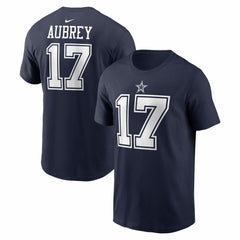 Nike Brandon Aubrey Dallas Cowboys Name & Number T-Shirt Navy