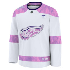 Detroit Red Wings Fanatics Hockey Fights Cancer Survivor Practice Jersey - White - NHL 203564973