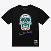 Arizona Diamondbacks Mitchell & Ness Women's Sugar Skull Boxy T-Shirt - Black - Mitchell & Ness on Sale