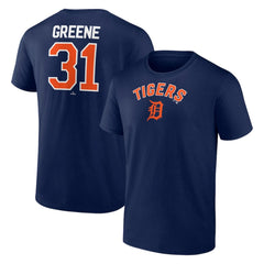 Riley Greene Detroit Tigers Winning Streak Name & Number T-Shirt - Navy - MLB Sale