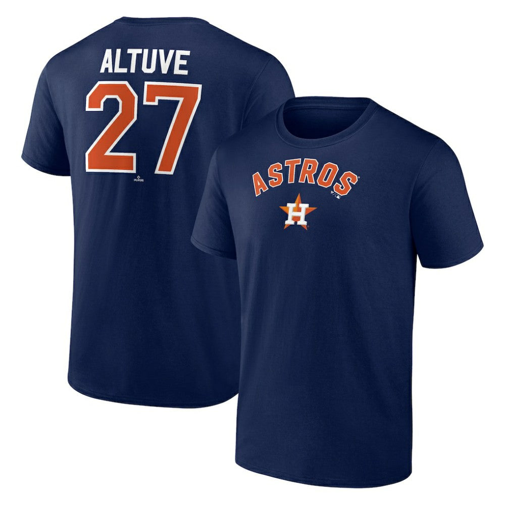 Jose Altuve Houston Astros Winning Streak Name & Number T-Shirt - Navy - MLB Sale