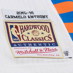 Carmelo Anthony New York Knicks 2015-16 Hardwood Classics Authentic Jersey White | Mitchell & Ness US