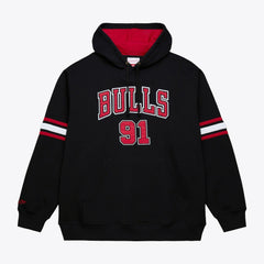 Dennis Rodman Chicago Bulls Name & Number Hoodie for sale Black | Mitchell & Ness outlet