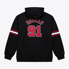 Dennis Rodman Chicago Bulls Name & Number Hoodie for sale Black | Mitchell & Ness outlet