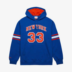 Patrick Ewing New York Knicks Name & Number Hoodie Blue | Mitchell & Ness outlet
