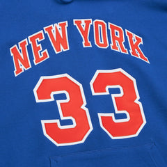 Patrick Ewing New York Knicks Name & Number Hoodie Blue | Mitchell & Ness outlet