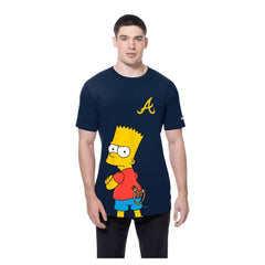 Atlanta Braves New Era MLB x Simpsons Local T-Shirt - Navy - New Era Sale