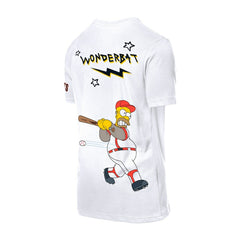 San Francisco Giants New Era MLB x Simpsons Homer Wunderbat SS Tee - White - New Era Discount