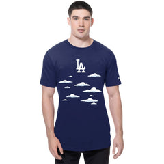 Los Angeles Dodgers New Era MLB x Simpsons 2026 Collab Clouds T-Shirt - Royal - New Era Sale