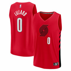 Damian Lillard Portland Trail Blazers Fast Break Replica Jersey Red Statement Edition | Fanatics online