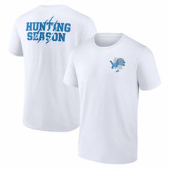 Detroit Lions Hunting Season T-Shirt White