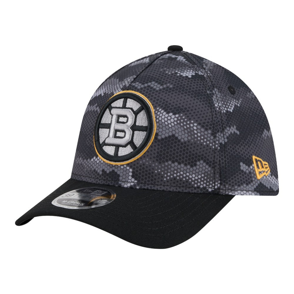 Boston Bruins New Era Zero Dark 39THIRTY Flex Hat - Black - NHL 203577224